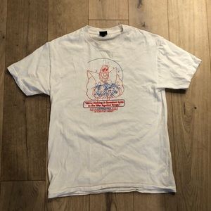 Play dude white tshirt size L